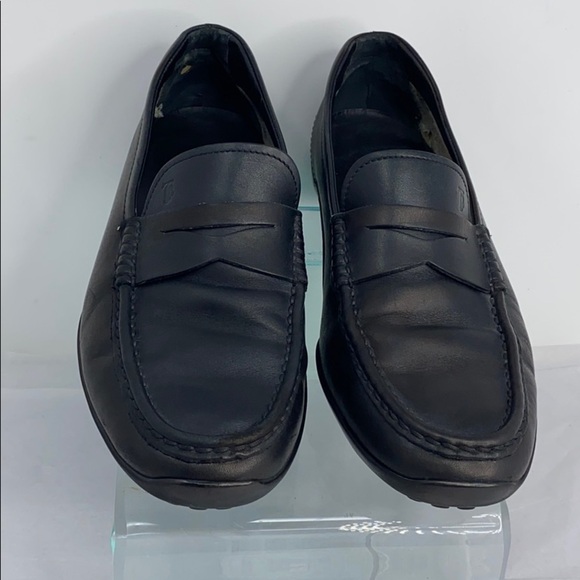 Men’s Tod’s Sz 7.5 Black Leather Slip On Shoes main image 14